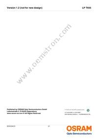 LP T655-Q1R2-25-Z Datasheet Page 21