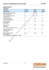 LP T670-G2J1-1-0-10-R18-Z Datasheet Page 3