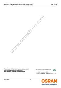 LP T670-G2J1-1-0-10-R18-Z Datasheet Page 19