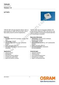 LP T675-N1Q1-25-Z Datasheet Cover