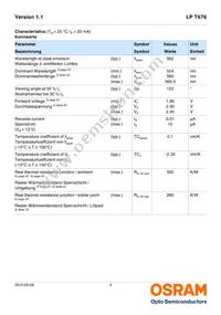 LP T676-L1M2-25 Datasheet Page 4
