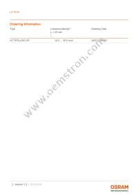 LP T676-L2N1-25-0-20-R18-Z LP P47F-P2S1 Datasheet Page 2