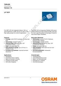 LP T67F-N1Q2-24-1-20-R18-Z Datasheet Cover