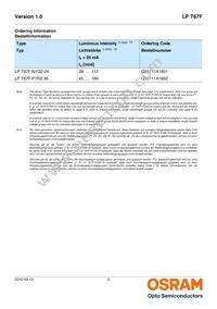 LP T67F-N1Q2-24-1-20-R18-Z Datasheet Page 2