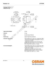 LP T67K-E1G2-25-Z Datasheet Page 10
