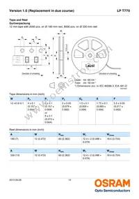 LP T770-G2J2-1-0-10-R18-Z Datasheet Page 14