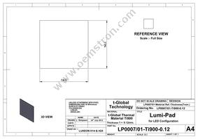 LP0007/01-TI900-0.12 Datasheet Cover
