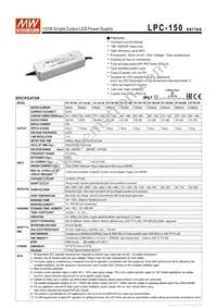 LPC-150-700 Datasheet Cover