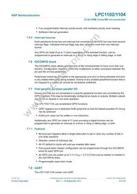 LPC1104UK Datasheet Page 10