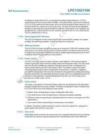 LPC1104UK Datasheet Page 15