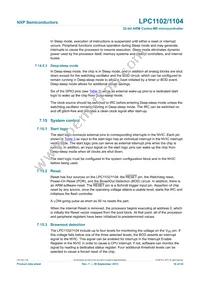 LPC1104UK Datasheet Page 16