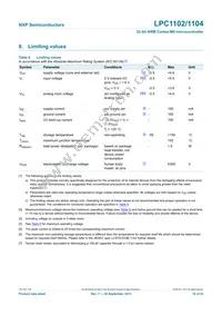 LPC1104UK Datasheet Page 18