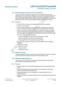 LPC1114LVFHI33/303 Datasheet Page 16