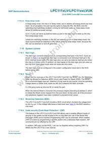 LPC1114LVFHI33/303 Datasheet Page 20