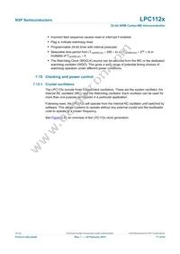 LPC1124JBD48/303QL Datasheet Page 17