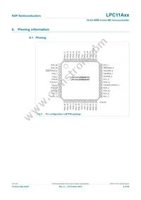 LPC11A11FHN33/001 Datasheet Page 6