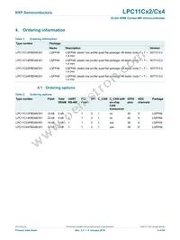 LPC11C12FBD48/301 Datasheet Page 3
