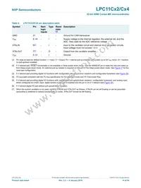 LPC11C12FBD48/301 Datasheet Page 14