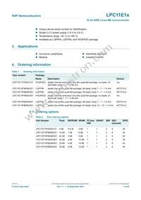 LPC11E12FBD48/201 Datasheet Page 3