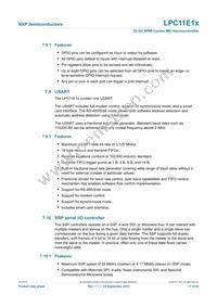 LPC11E12FBD48/201 Datasheet Page 17
