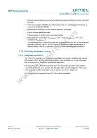 LPC11E12FBD48/201 Datasheet Page 20