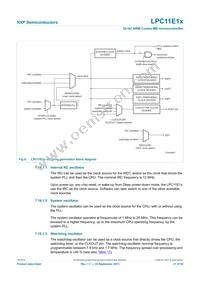 LPC11E12FBD48/201 Datasheet Page 21