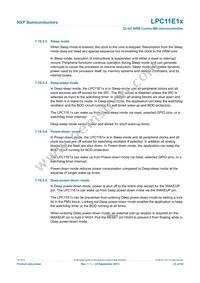 LPC11E12FBD48/201 Datasheet Page 23