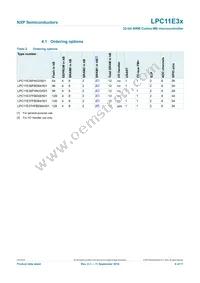 LPC11E37FHI33/501E Datasheet Page 4