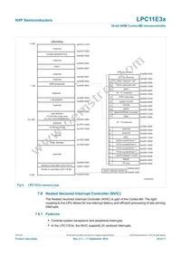 LPC11E37FHI33/501E Datasheet Page 20