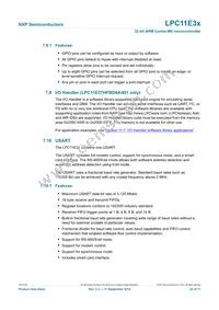 LPC11E37FHI33/501E Datasheet Page 22