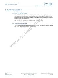 LPC11E68JBD100E Datasheet Page 18