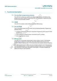 LPC11U14FET48/201 Datasheet Page 16