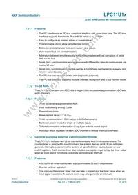 LPC11U14FET48/201 Datasheet Page 21