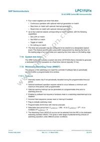 LPC11U14FET48/201 Datasheet Page 22