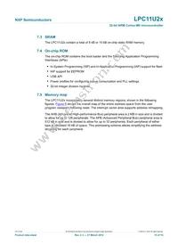 LPC11U24FHI33/301Y Datasheet Page 15