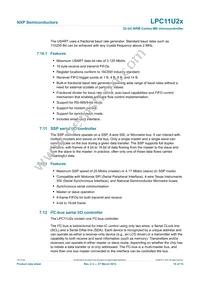 LPC11U24FHI33/301Y Datasheet Page 19