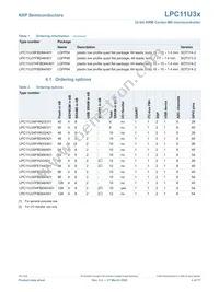 LPC11U37FBD64/401 Datasheet Page 4
