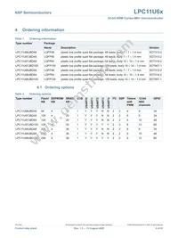 LPC11U68JBD48E Datasheet Page 4