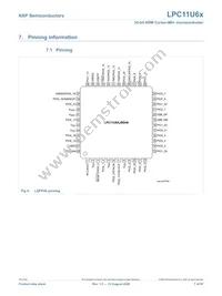 LPC11U68JBD48E Datasheet Page 7
