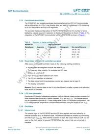LPC12D27FBD100/301 Datasheet Page 15