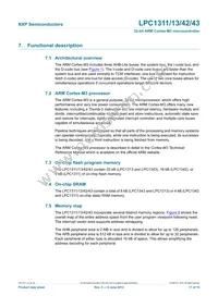 LPC1343FHN33 Datasheet Page 17