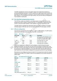 LPC1549JBD100E Datasheet Page 22