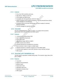 LPC1754FBD80 Datasheet Page 22