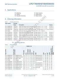LPC1768FET100Z Datasheet Page 4