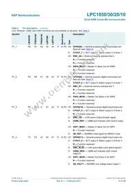 LPC1850FBD208 Datasheet Page 9