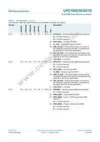 LPC1850FBD208 Datasheet Page 20