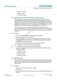 LPC2103FHN48H/6 Datasheet Page 16