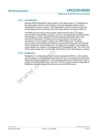 LPC2103FHN48H/6 Datasheet Page 21