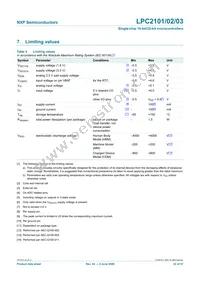 LPC2103FHN48H/6 Datasheet Page 22