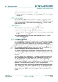 LPC2105FBD48/01 Datasheet Page 20